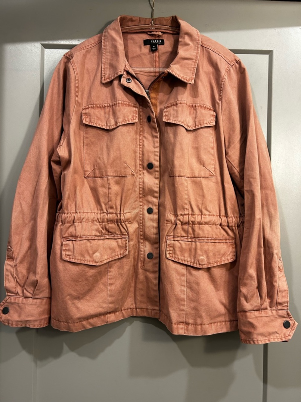 A.N.A., Utility Jacket, Women’s, XL, Dusty Rose